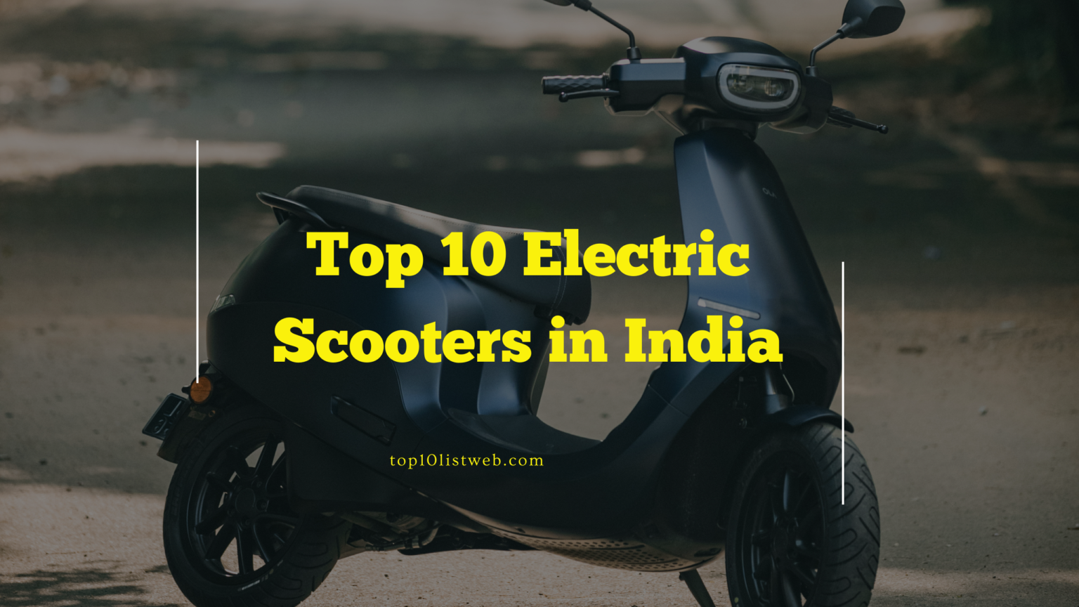 Top 10 electric scooters in India