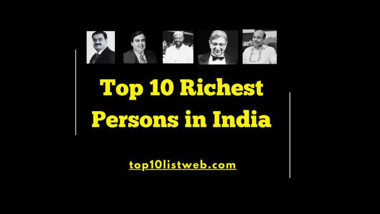 Top 10 Richest Persons in India
