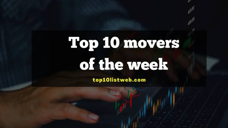 Stock market winners and losers the top 10 movers of the week